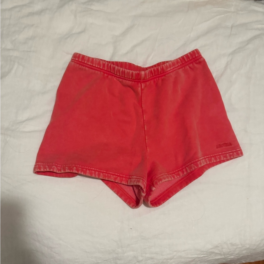 Aritzia cozy sweatfleece boyfriend lo-rise mini short NEW